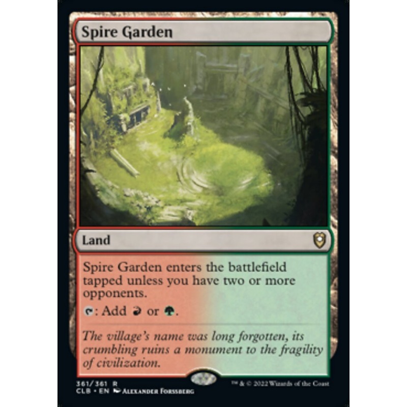 Spire Garden [Commander Legends: Battle for Baldur's Gate]