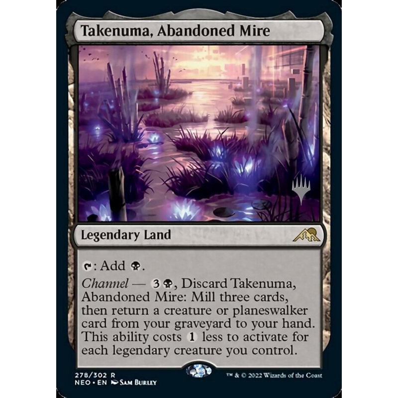 Takenuma, Abandoned Mire (Promo Pack) [Kamigawa: Neon Dynasty Promos]