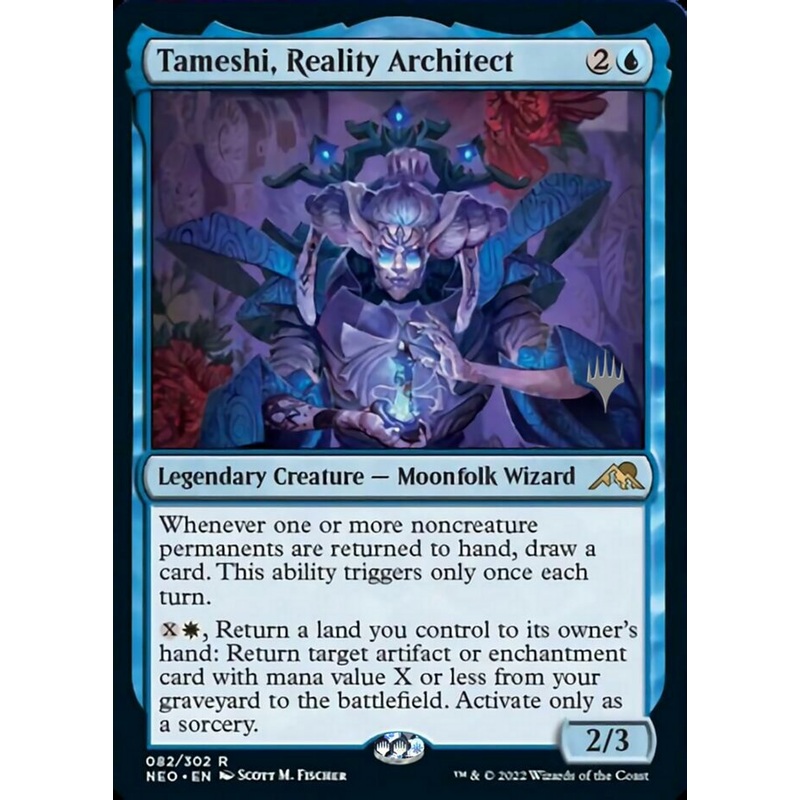 Tameshi, Reality Architect (Promo Pack) [Kamigawa: Neon Dynasty Promos]