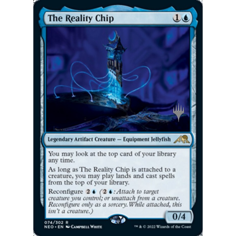 The Reality Chip (Promo Pack) [Kamigawa: Neon Dynasty Promos]