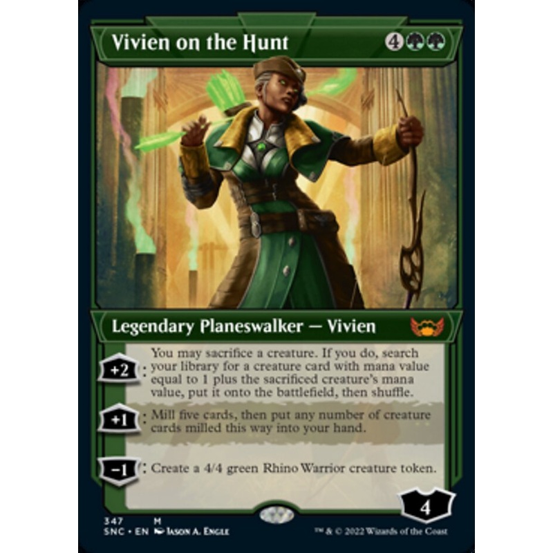 Vivien on the Hunt (Showcase Art Deco) [Streets of New Capenna]