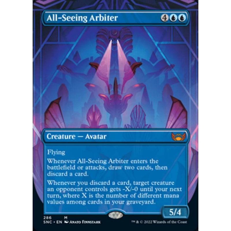 All-Seeing Arbiter (Borderless Alternate Art) [Streets of New Capenna]