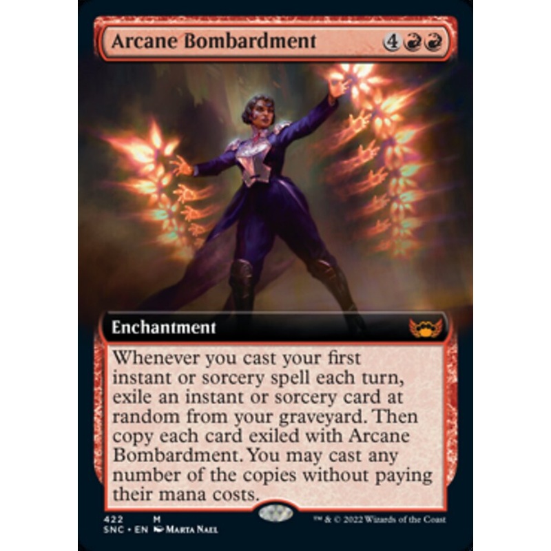 Arcane Bombardment (Extended Art) [Streets of New Capenna]