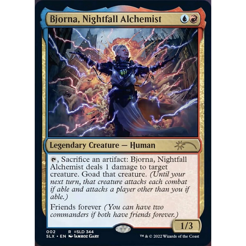 Bjorna, Nightfall Alchemist [Secret Lair: Universes Within]
