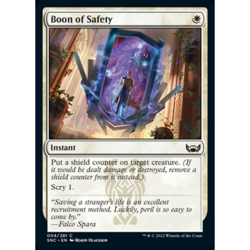 Boon of Safety [Streets of New Capenna]