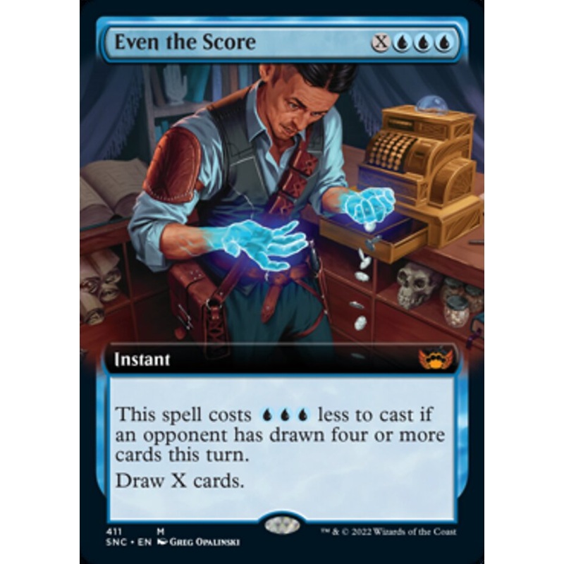 Even the Score (Extended Art) [Streets of New Capenna]