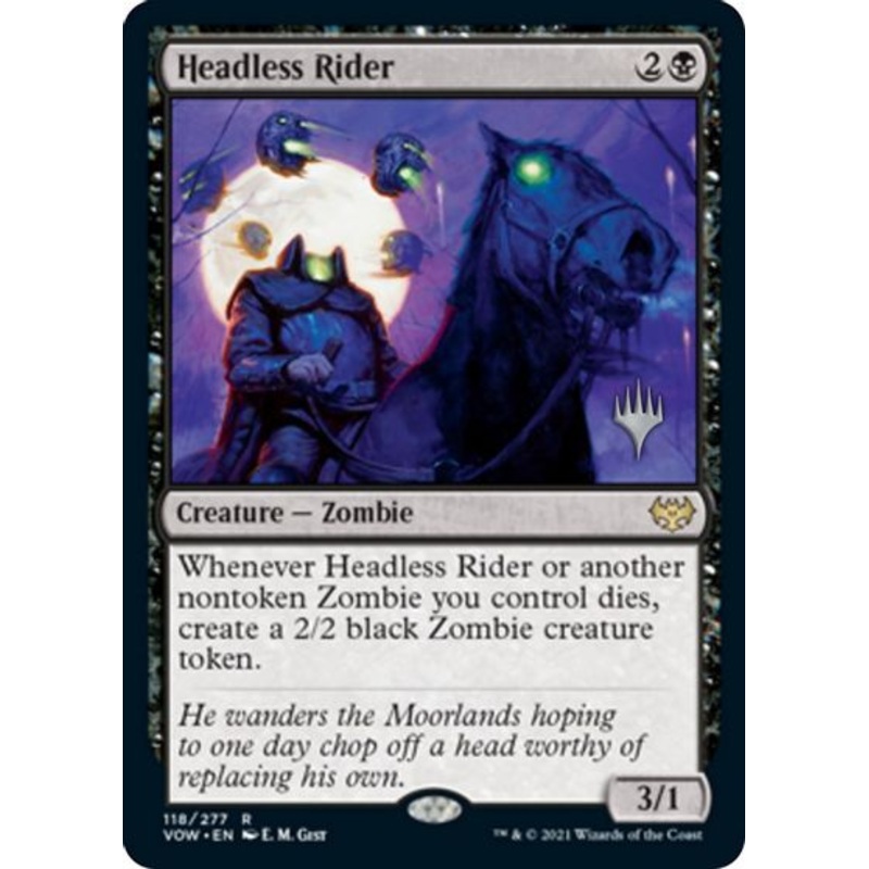 Headless Rider (Promo Pack) [Innistrad: Crimson Vow Promos]