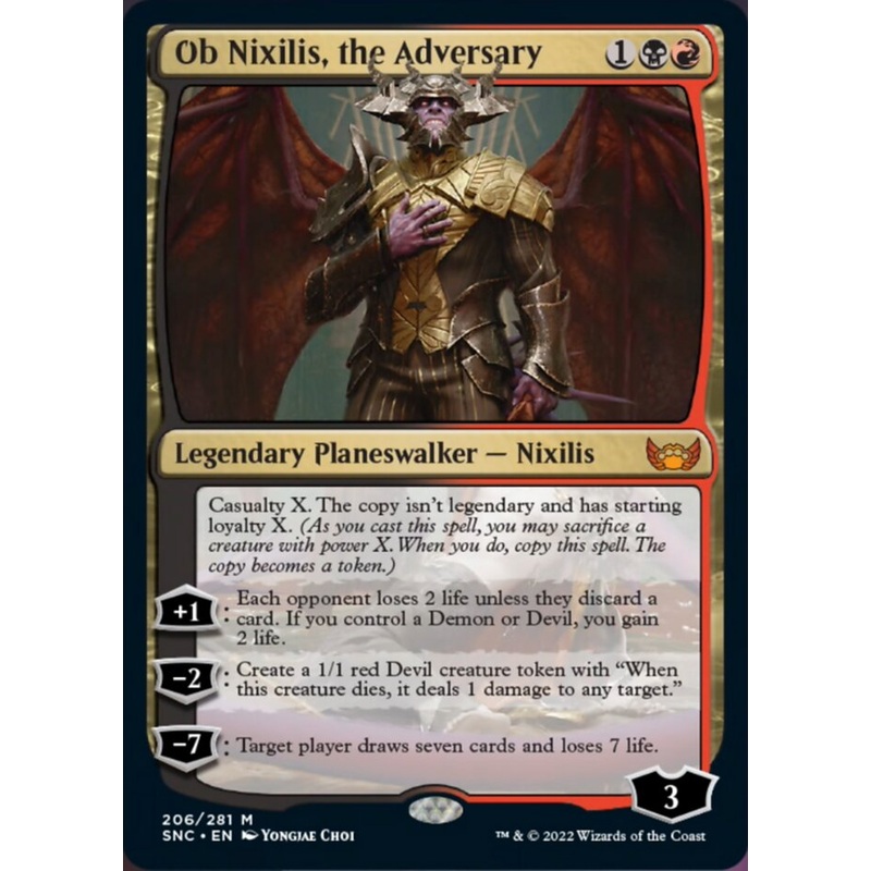 Ob Nixilis, the Adversary [Streets of New Capenna]