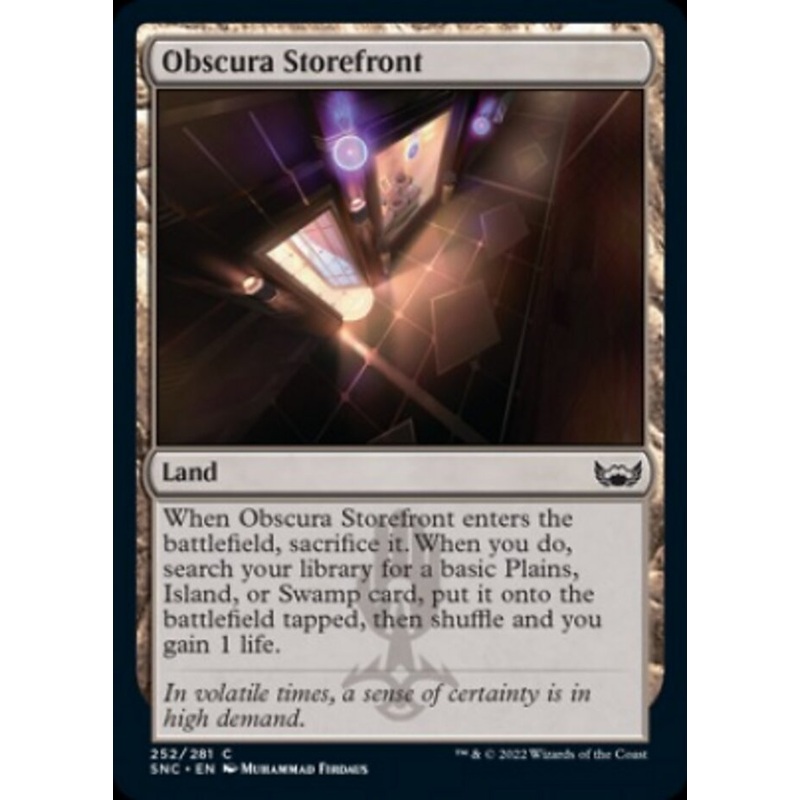 Obscura Storefront [Streets of New Capenna]