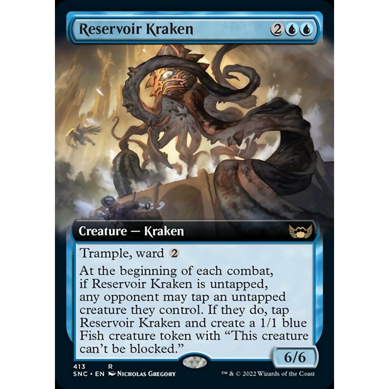 Reservoir Kraken (Extended Art) [Streets of New Capenna]