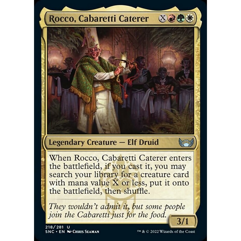 Rocco, Cabaretti Caterer [Streets of New Capenna]