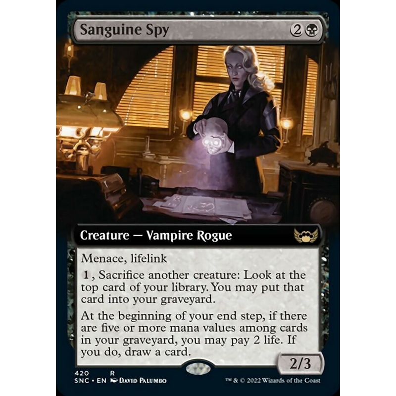Sanguine Spy (Extended Art) [Streets of New Capenna]