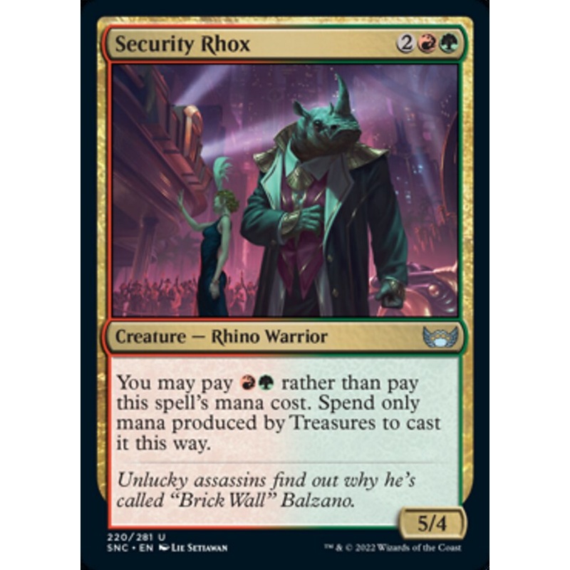 Security Rhox [Streets of New Capenna]