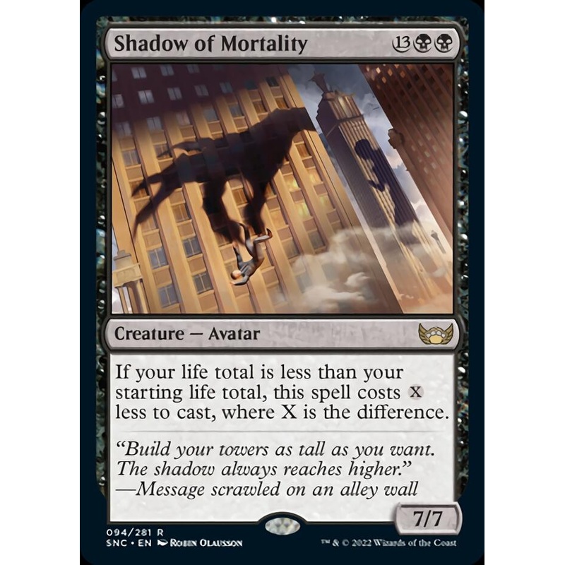Shadow of Mortality [Streets of New Capenna]