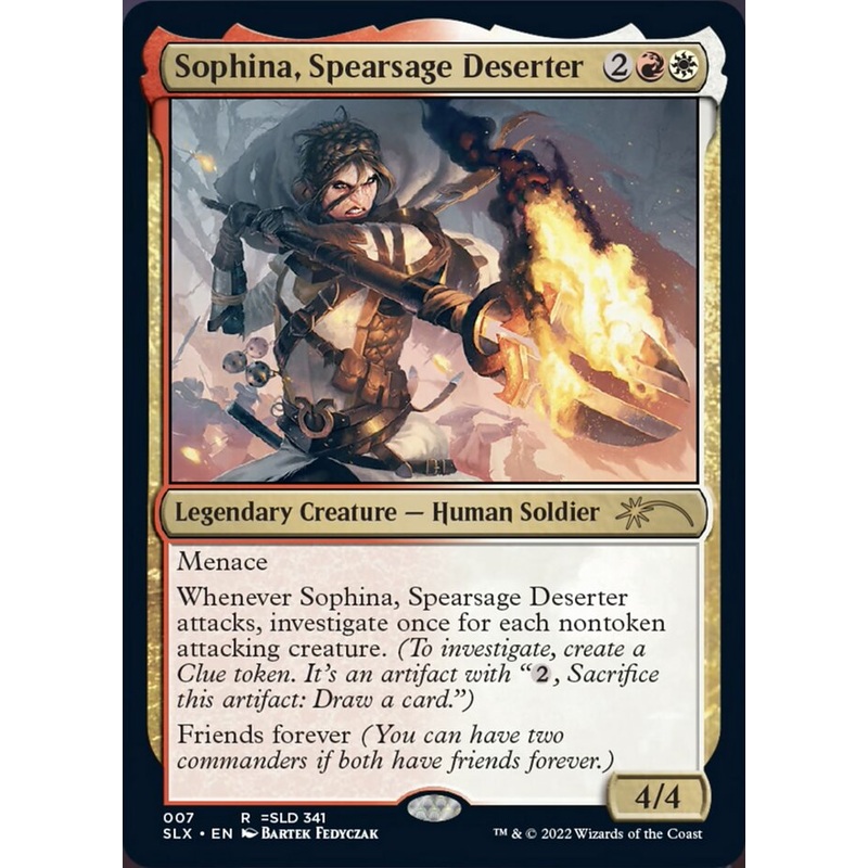 Sophina, Spearsage Deserter [Secret Lair: Universes Within]