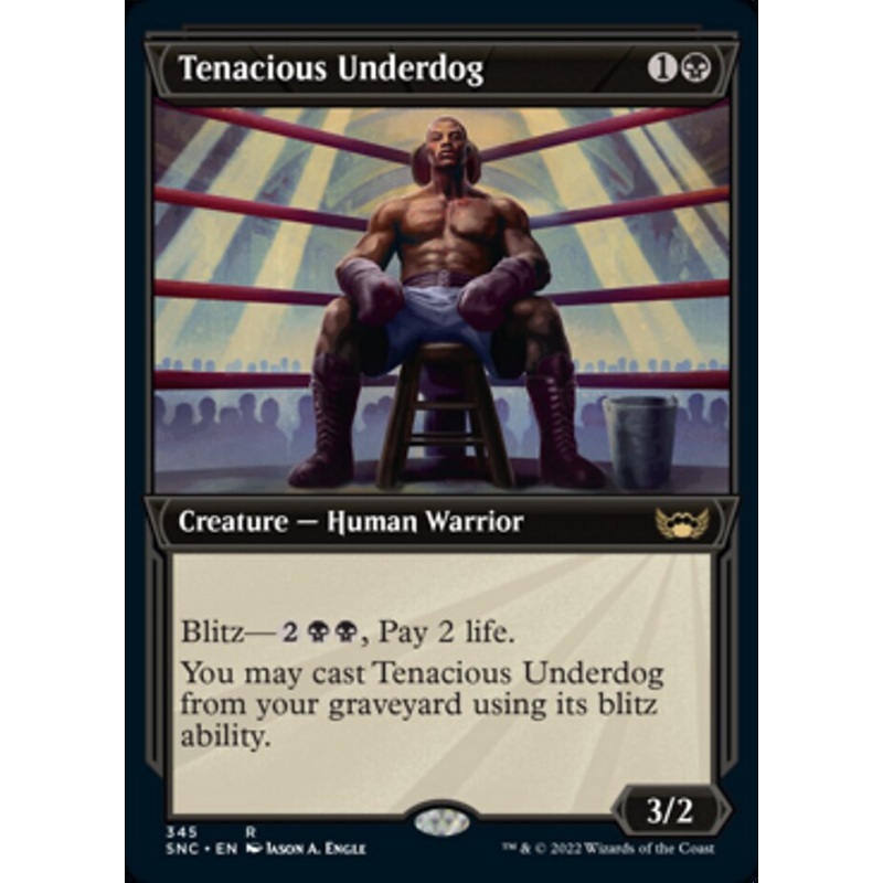 Tenacious Underdog (Showcase Art Deco) [Streets of New Capenna]