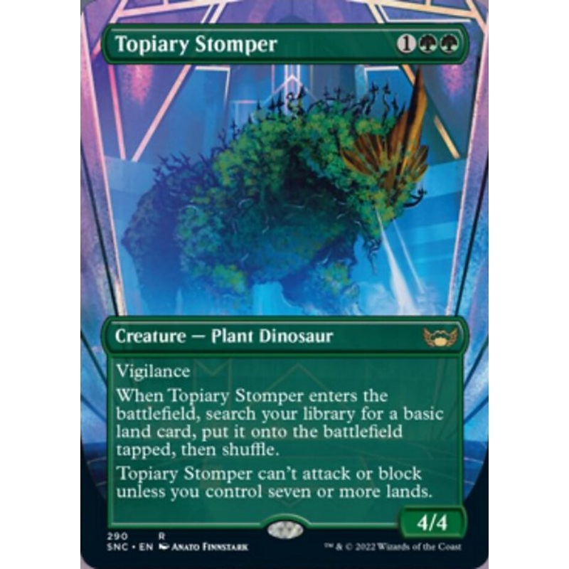 Topiary Stomper (Borderless Alternate Art) [Streets of New Capenna]