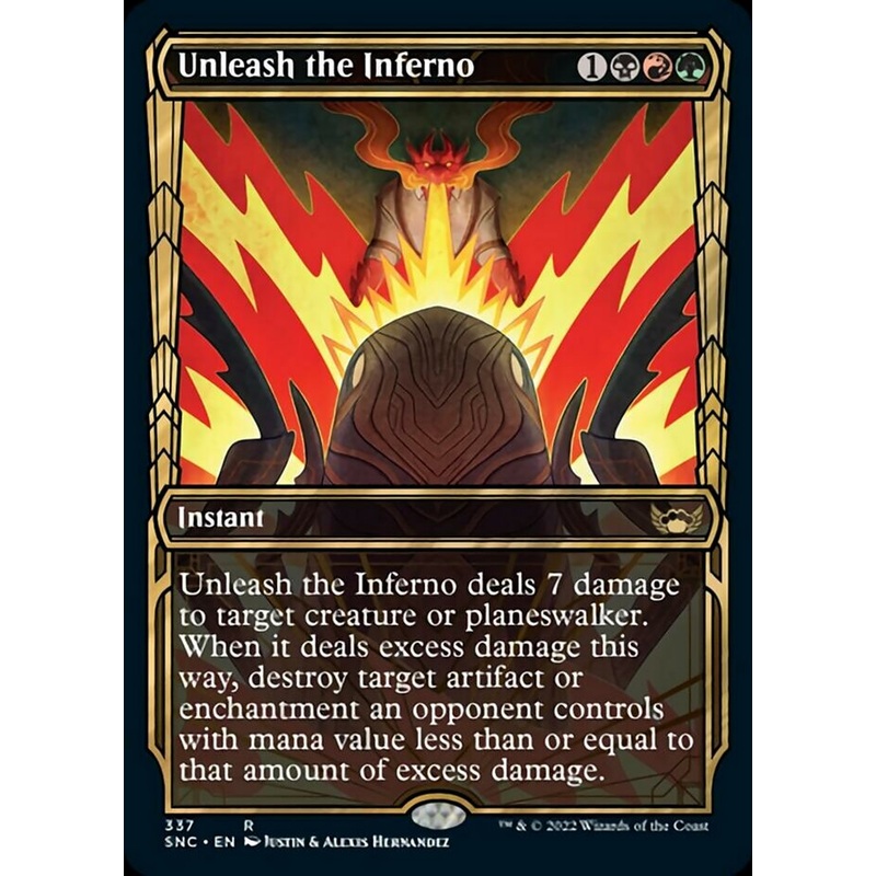 Unleash the Inferno (Showcase Golden Age) [Streets of New Capenna]