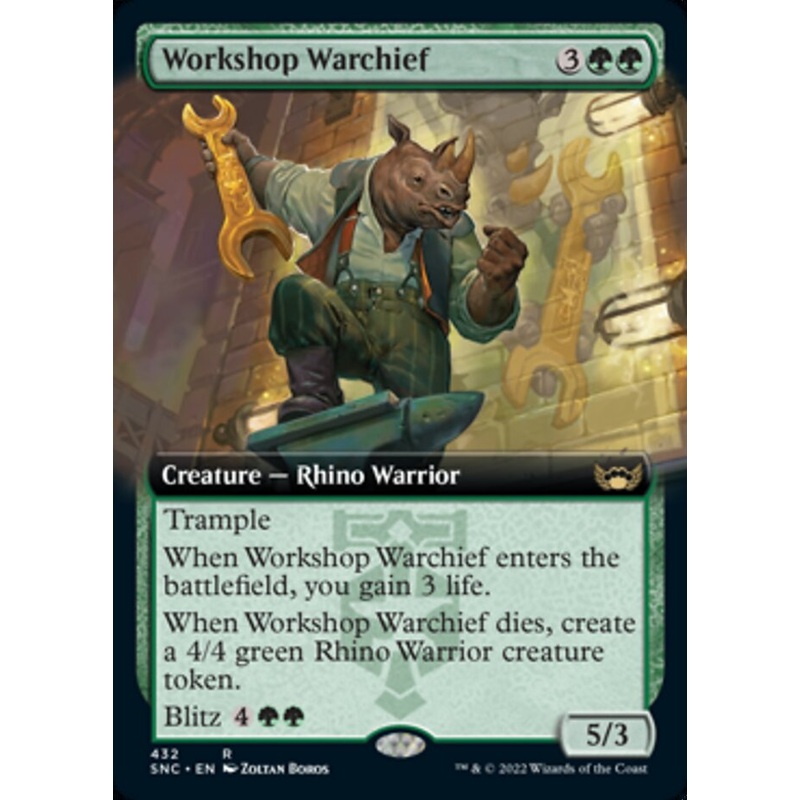 Workshop Warchief (Extended Art) [Streets of New Capenna]
