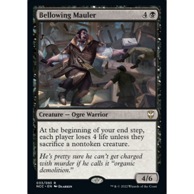 Bellowing Mauler [Streets of New Capenna Commander]