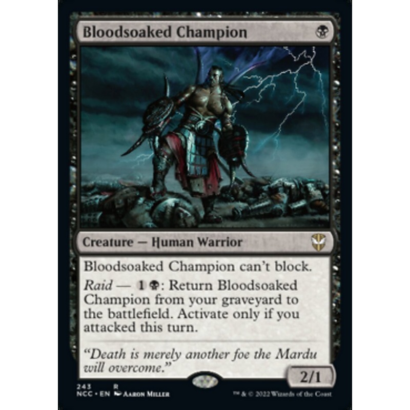 Bloodsoaked Champion [Streets of New Capenna Commander]