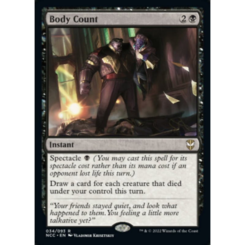 Body Count [Streets of New Capenna Commander]