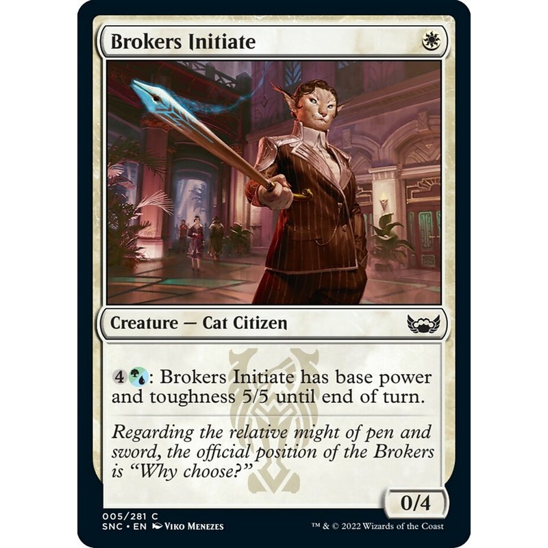 Brokers Initiate [Streets of New Capenna]