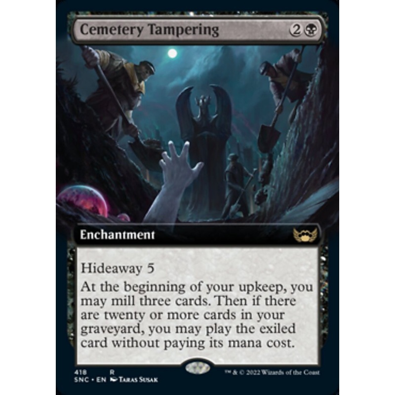 Cemetery Tampering (Extended Art) [Streets of New Capenna]