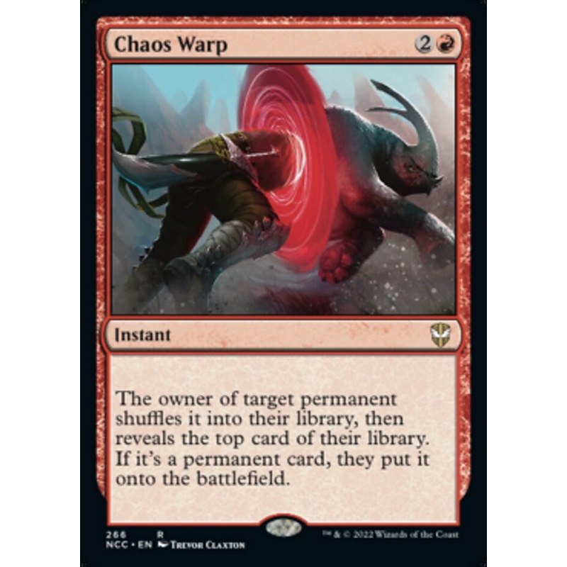 Chaos Warp [Streets of New Capenna Commander]