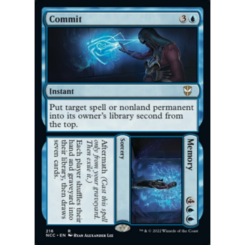 Commit // Memory [Streets of New Capenna Commander]