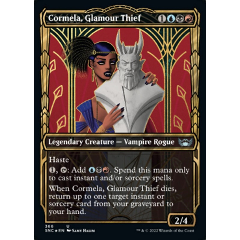 Cormela, Glamour Thief (Showcase Golden Age Gilded Foil) [Streets of New Capenna]