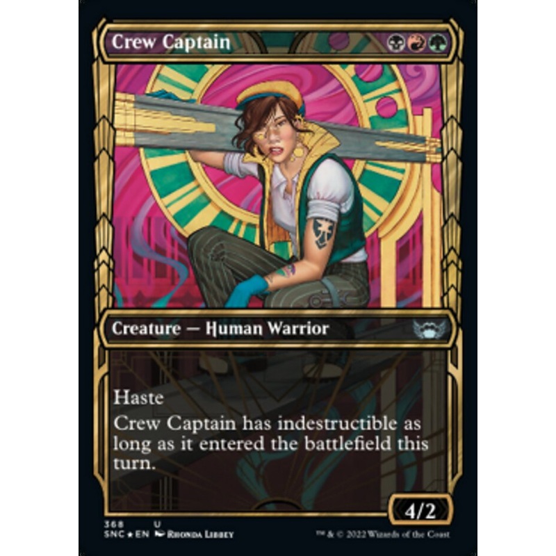 Crew Captain (Showcase Golden Age Gilded Foil) [Streets of New Capenna]