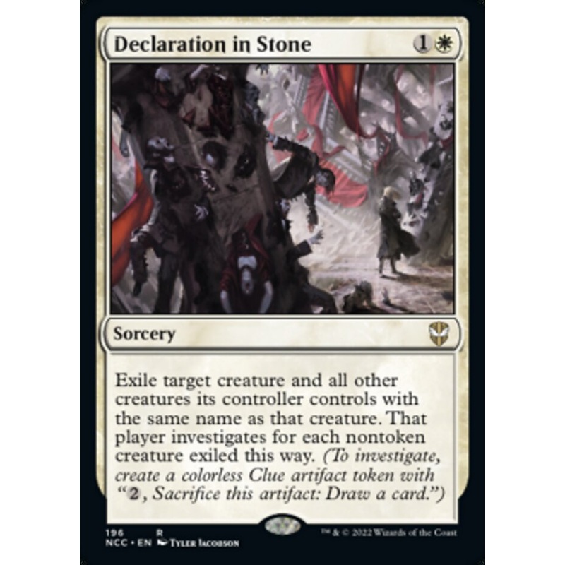 Declaration in Stone [Streets of New Capenna Commander]