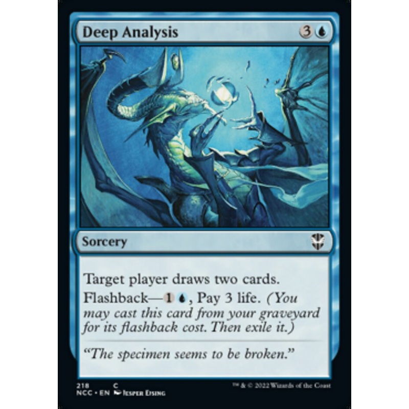 Deep Analysis [Streets of New Capenna Commander]