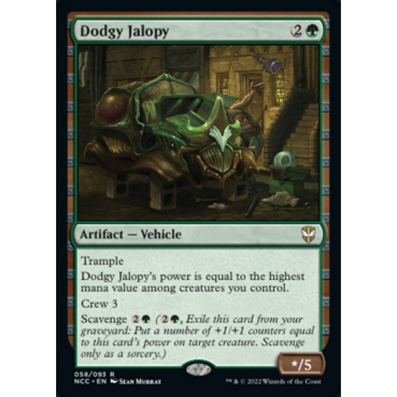 Dodgy Jalopy [Streets of New Capenna Commander]