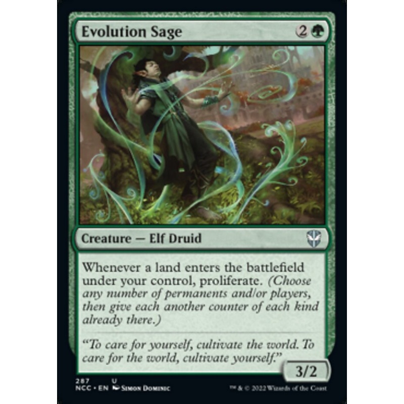 Evolution Sage [Streets of New Capenna Commander]
