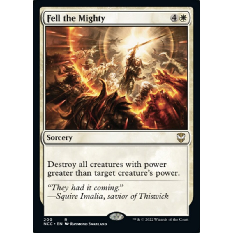 Fell the Mighty [Streets of New Capenna Commander]