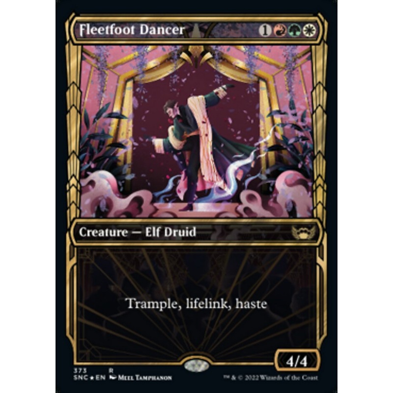 Fleetfoot Dancer (Showcase Golden Age Gilded Foil) [Streets of New Capenna]