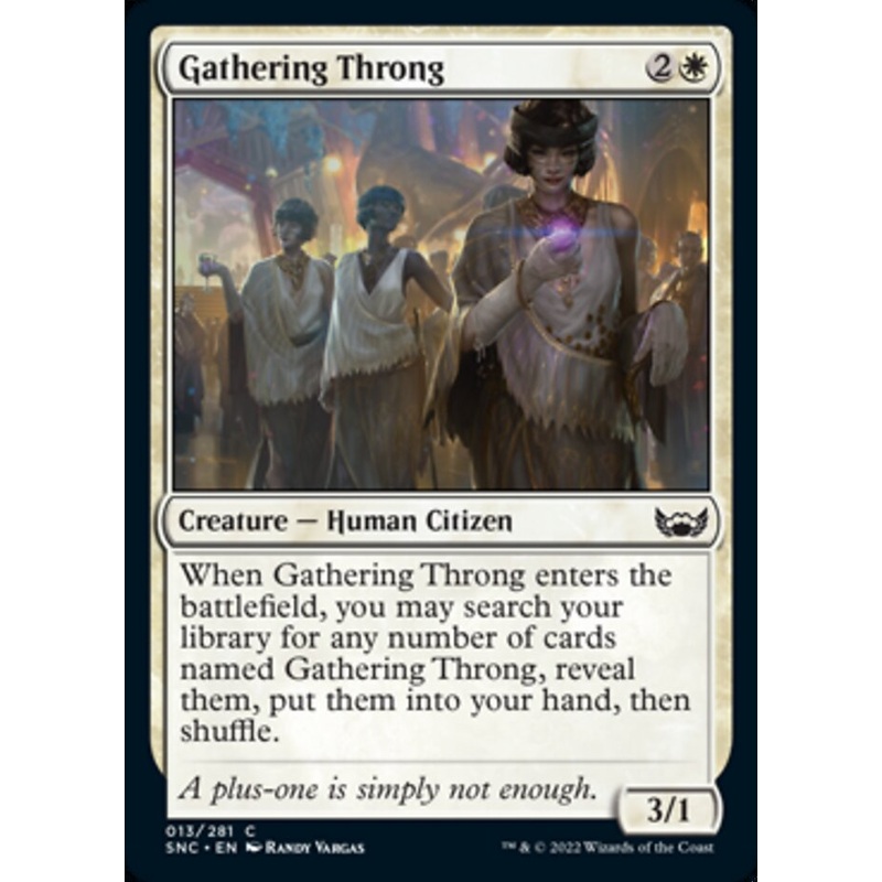 Gathering Throng [Streets of New Capenna]