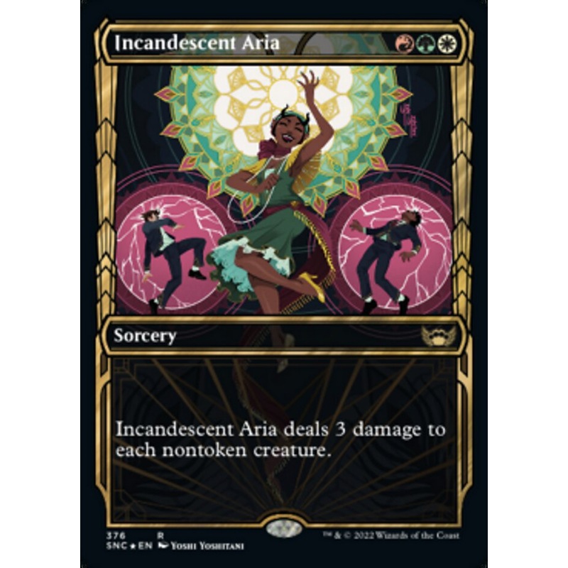 Incandescent Aria (Showcase Golden Age Gilded Foil) [Streets of New Capenna]