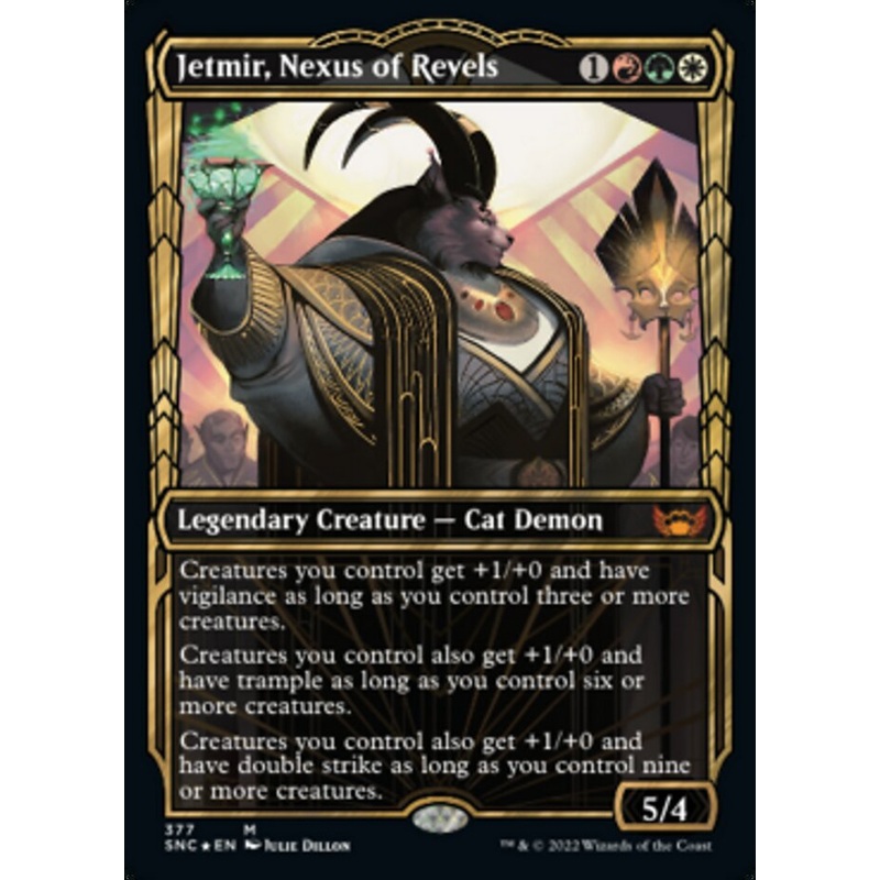 Jetmir, Nexus of Revels (Showcase Golden Age Gilded Foil) [Streets of New Capenna]