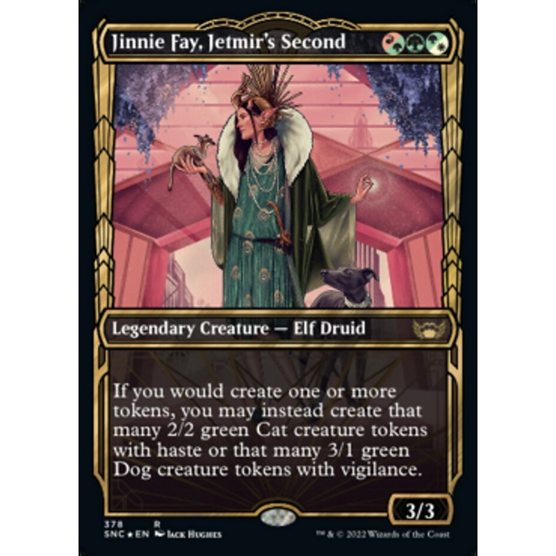 Jinnie Fay, Jetmir's Second (Showcase Golden Age Gilded Foil) [Streets of New Capenna]