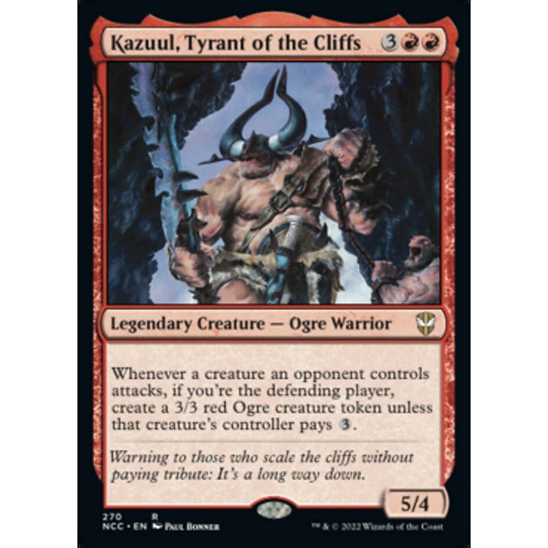 Kazuul, Tyrant of the Cliffs [Streets of New Capenna Commander]