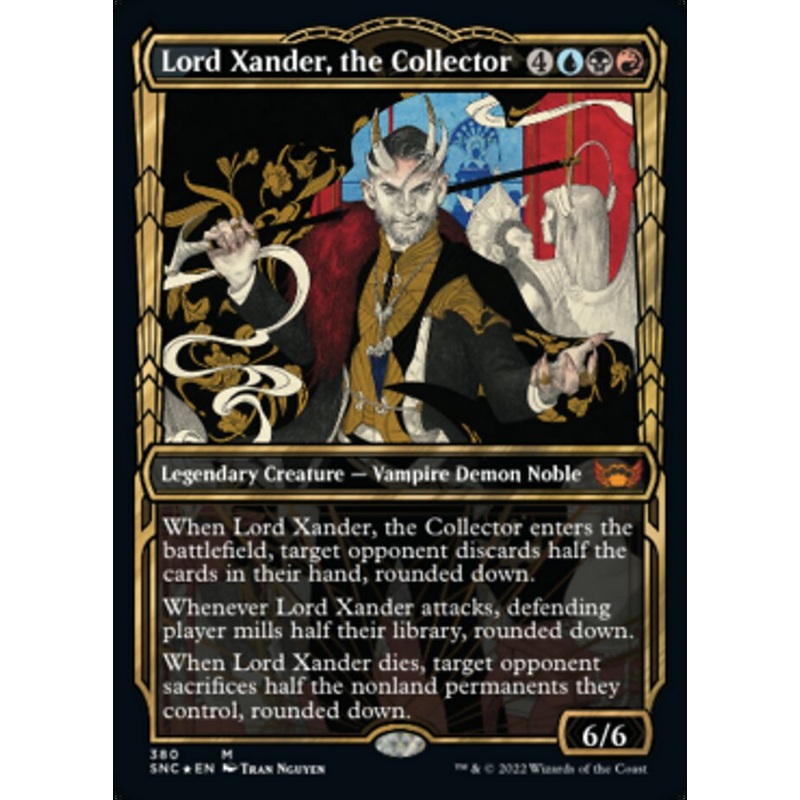 Lord Xander, the Collector (Showcase Golden Age Gilded Foil) [Streets of New Capenna]