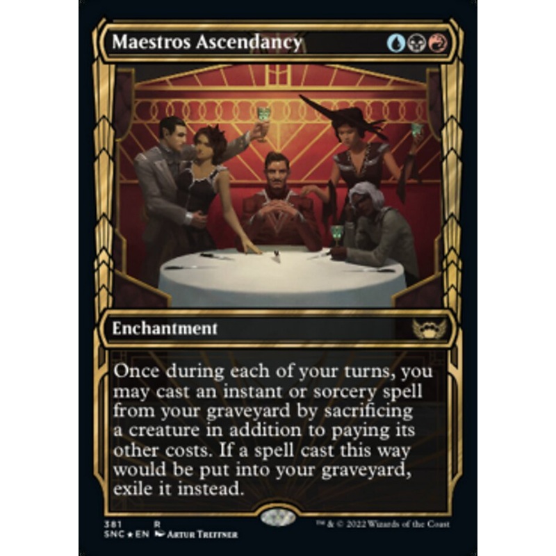Maestros Ascendancy (Showcase Golden Age Gilded Foil) [Streets of New Capenna]