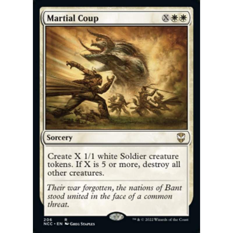 Martial Coup [Streets of New Capenna Commander]