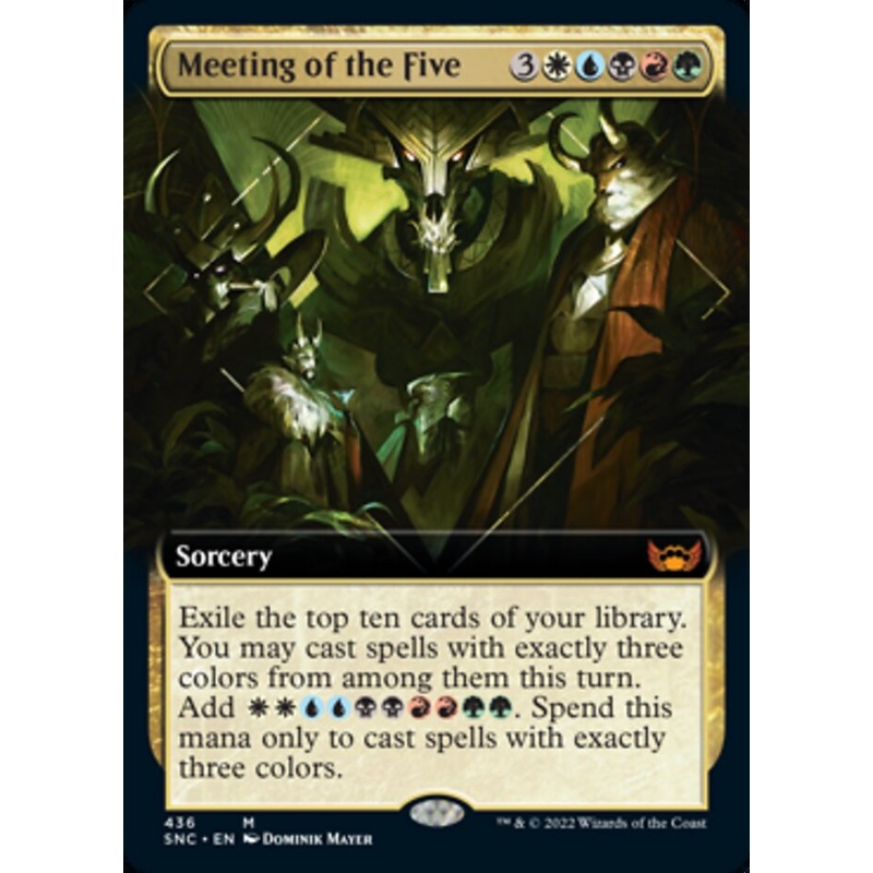Meeting of the Five (Extended Art) [Streets of New Capenna]