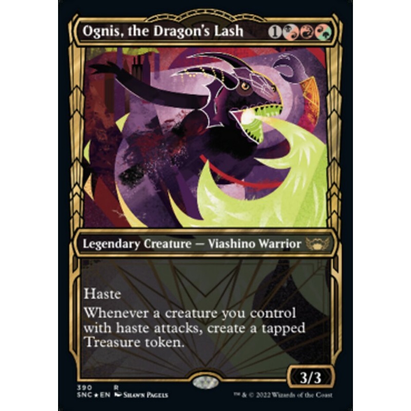 Ognis, the Dragon's Lash (Showcase Golden Age Gilded Foil) [Streets of New Capenna]