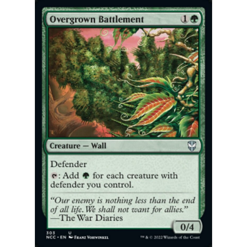 Overgrown Battlement [Streets of New Capenna Commander]
