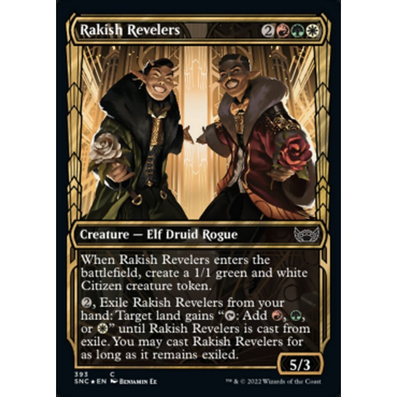 Rakish Revelers (Showcase Golden Age Gilded Foil) [Streets of New Capenna]